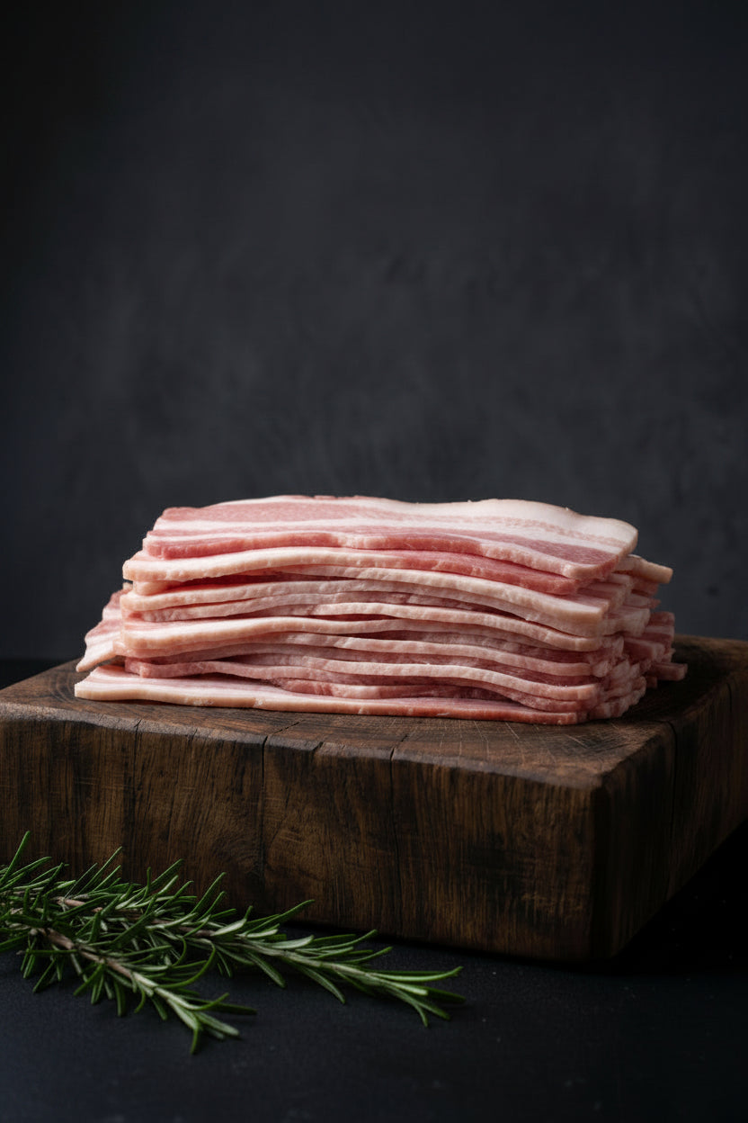 TIBALDI LONG RINDLESS BACON 2 x 2.5KG