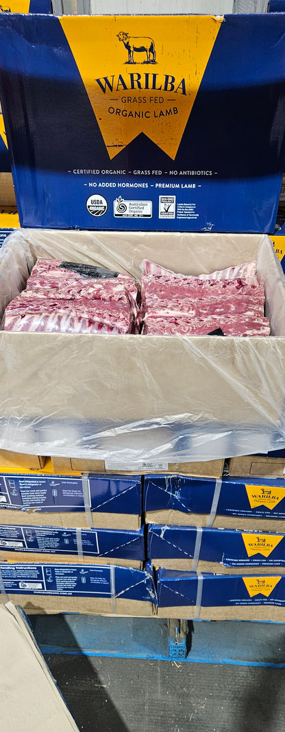 X1 BOX WARILBA ORGANIC LAMB RACK MW/VAC