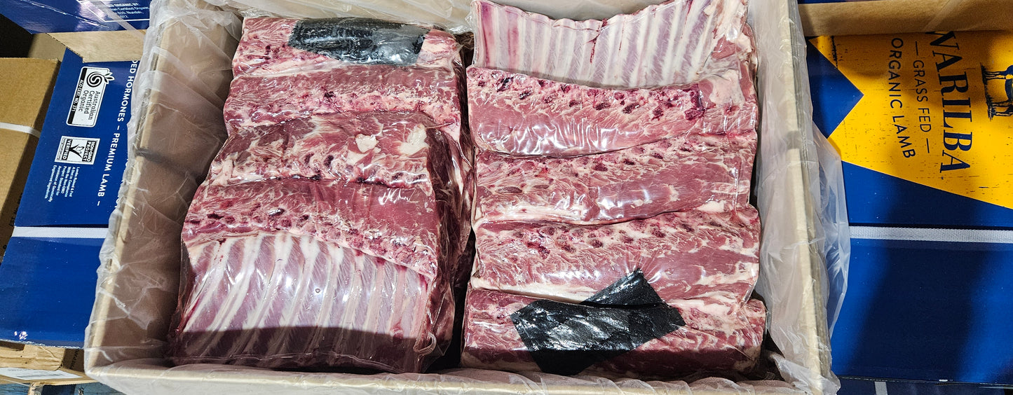 X1 BOX WARILBA ORGANIC LAMB RACK MW/VAC
