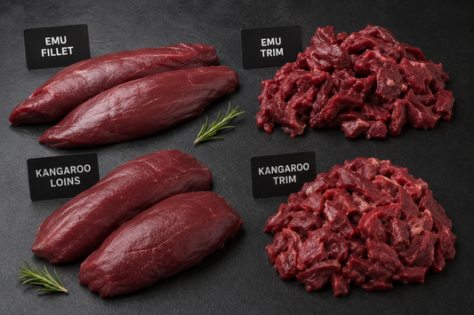 Kangaroo and Emu cuts